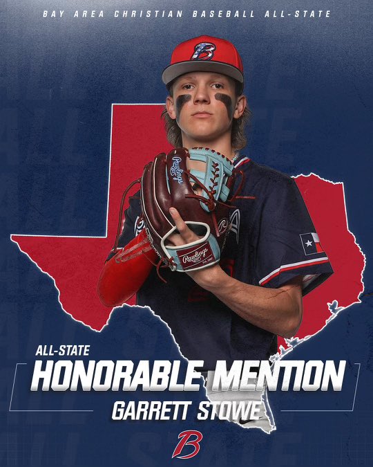 🚨All State Honorable Mention🚨 Congrats to Garrett Stowe on being named TAPPS 4A Honorable Mention! 🏅TAPPS All State Honorable Mention 🎓 Academic All State 🥇 First Team All District