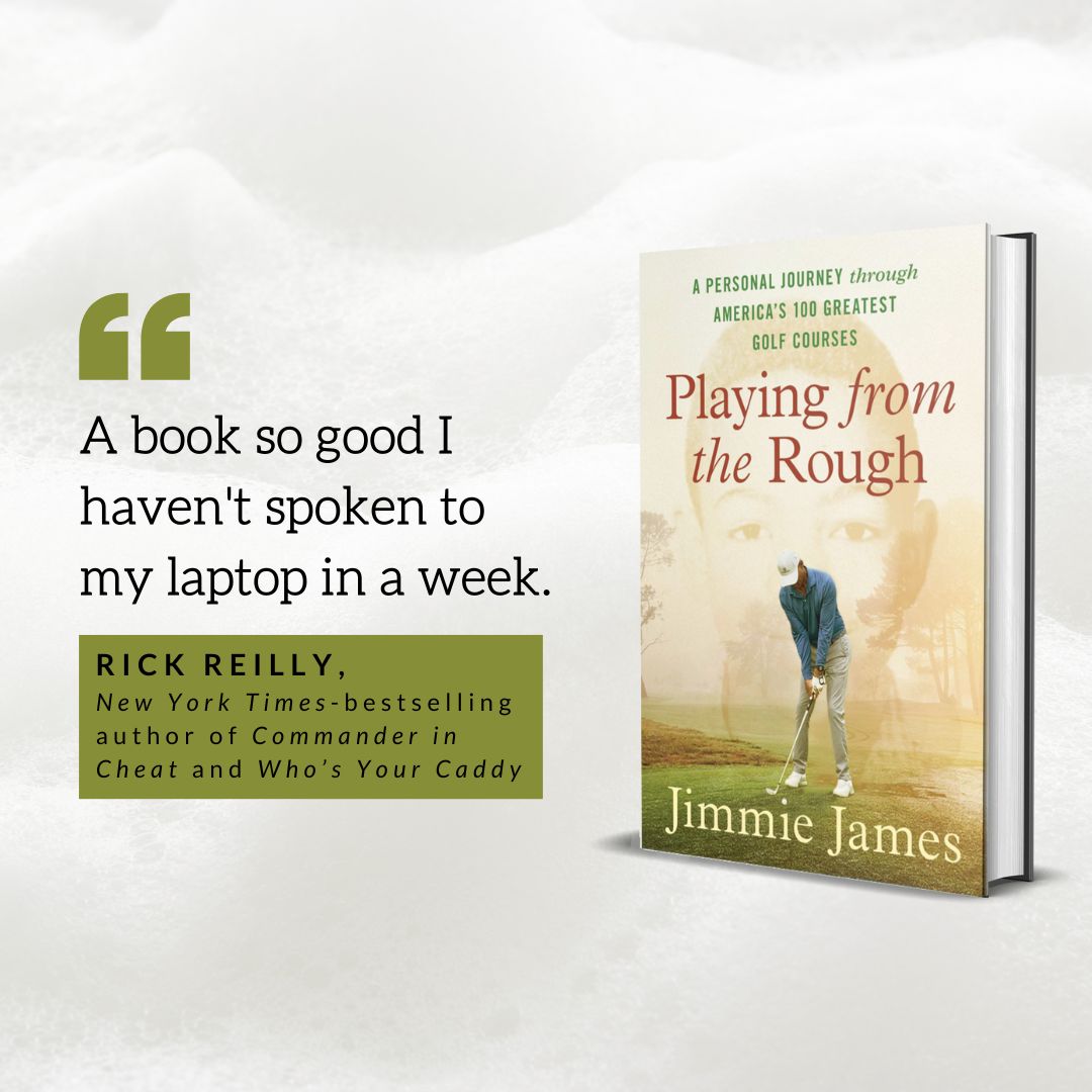 “I'm so damn jealous of <a href="/Top100GolfNomad/">Jimmie James</a>. He not only pulled off my dream golf adventure, but he wrote a book so good I haven't spoken to my laptop in a week." —<a href="/ReillyRick/">Rick Reilly</a>

Coming soon: spr.ly/6017wKAPJ