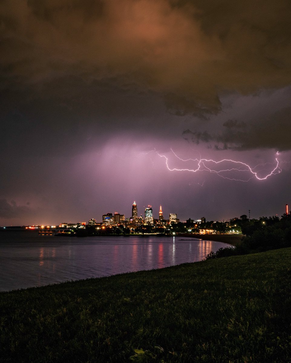 Tonight’s Lightning over Cleveland, OH
