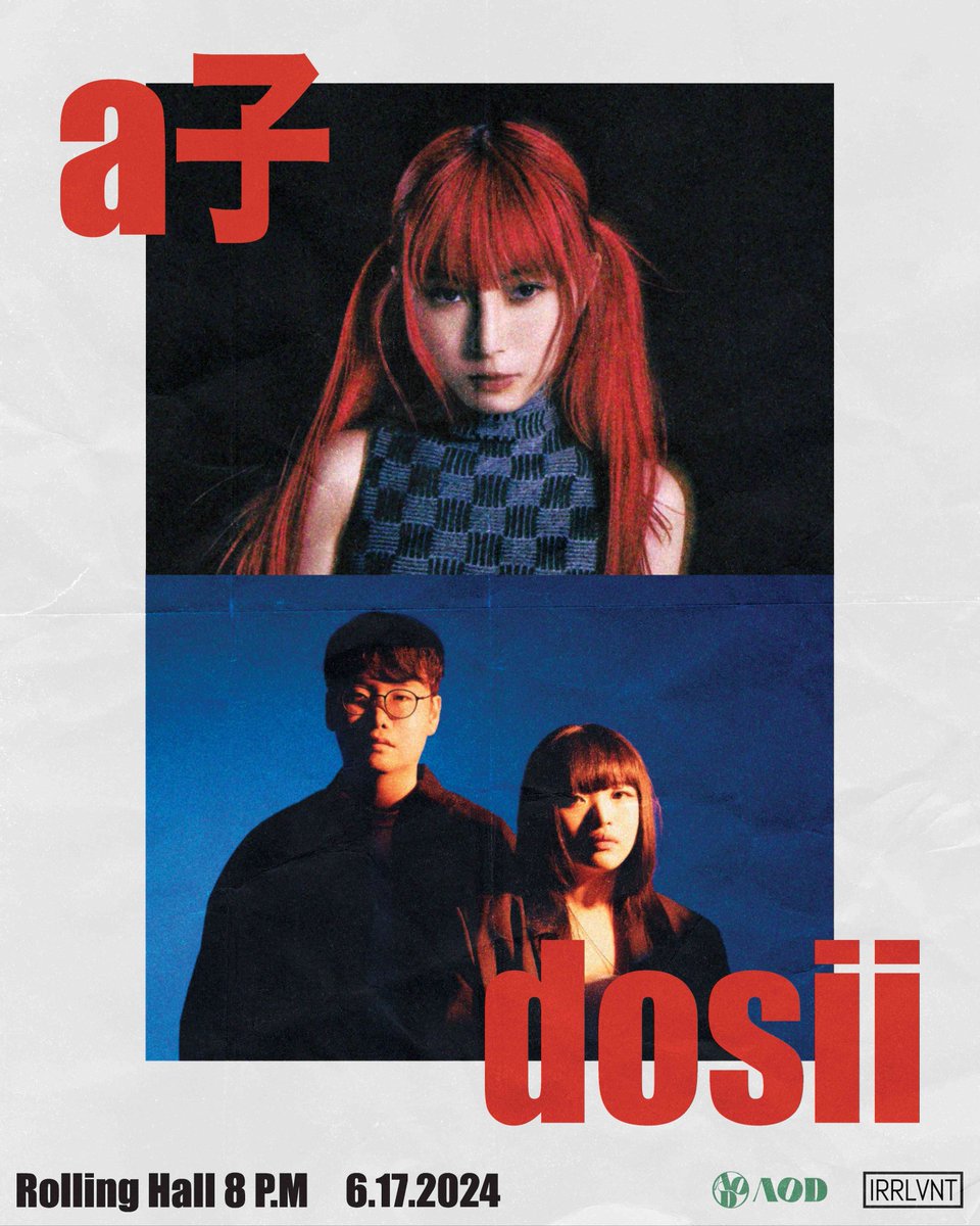 londog8's tweet photo. *EVENT Info*
a子 × dosii Live in Korea 開催決定!
日時 : 2024年6月17日 (月) 8PM
場所 : Rollinghall
チケット価格 : 55,000Krw
チケット販売日時 : 5月28日(火)6PM
チケットサイト : Yes24 Ticket
https://t.co/hMINjk7zys
#dosii #a子 #Rollinghall https://t.co/rvYgYSMVAF