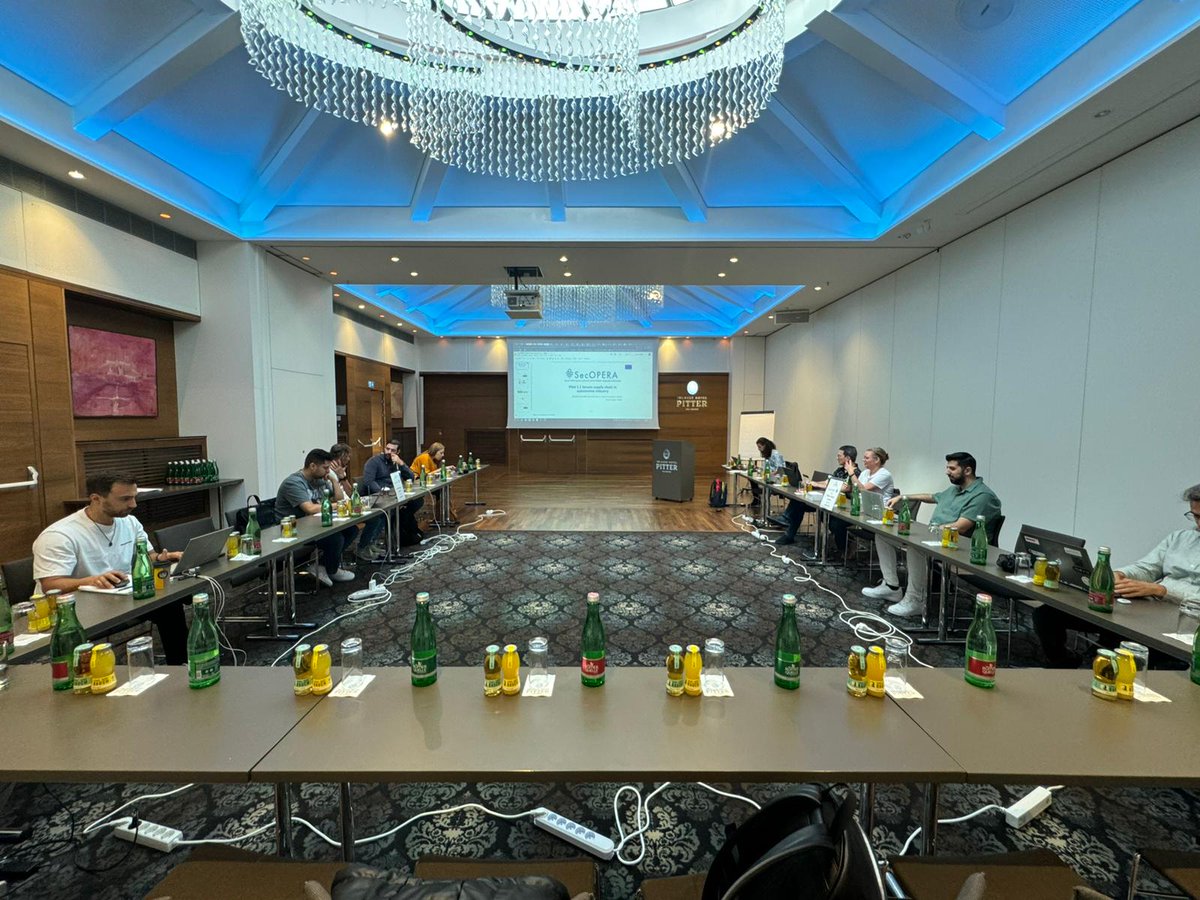 SecoperaP's tweet photo. Day 2 in Salzburg! The #SecOPERA technical meeting is in full swing and we are getting ready for the MVP integration workshop. Exciting progress ahead!
#Salzburg #TechMeeting #MVPWorkshop https://t.co/DzuI4r34Us