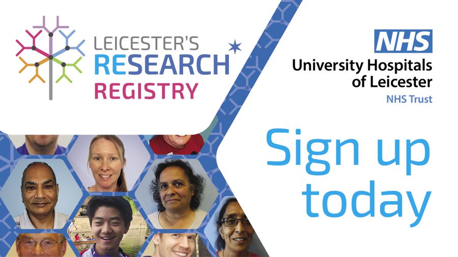 People take part in #health #research for different reasons. A recent participant said: 'It brought more awareness to my condition'. If you live with a long-term condition (#obesity, #diabetes, #HeartDisease) join our research registry today: leicestershospitals.nhs.uk/aboutus/educat…