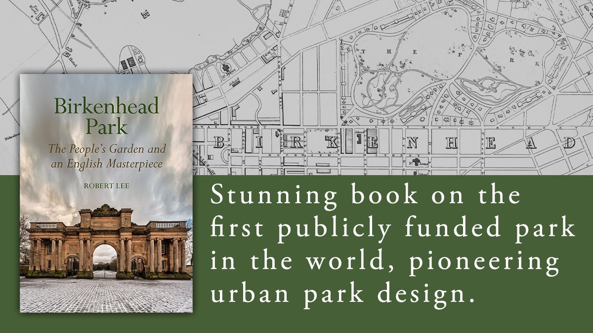 Birkenhead Park by Robert Lee sets out the significance of the Park as a unique designed landscape which influenced the provision and design of urban parks throughout the second half of the 19th century. bit.ly/LUPBirkenhead #BirkenheadPark