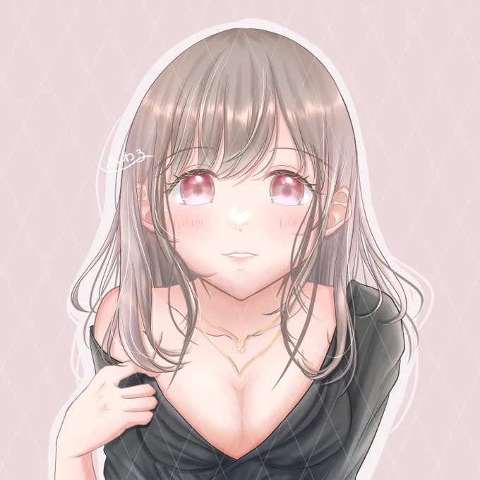 2年前のものを少しリメイクして再喝しますm(*_ _)m艶やか系苦手な方すみません #有償依頼  #アイコン依頼 