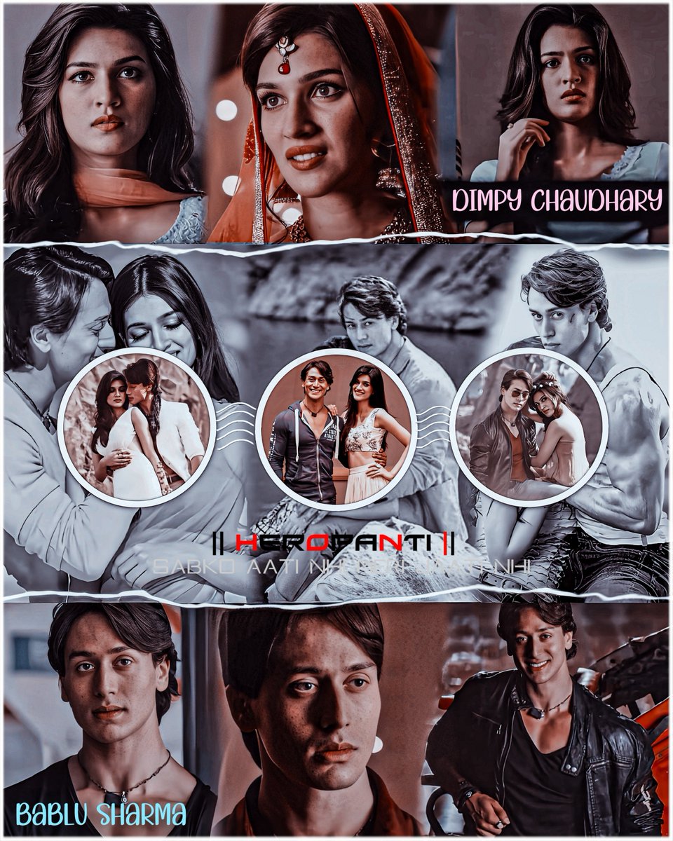 It's been 10 GLORIOUS YEARS OF HEROPANTI ✨❤️

DECADE OF BABLU & DIMPY 🥹❤️
no matter how many years pass, this movie will always have a special place in our hearts...🫶🏻
@iTIGERSHROFF @kritisanon
#TigerShroff #KritiSanon #10yearsofHeropanti