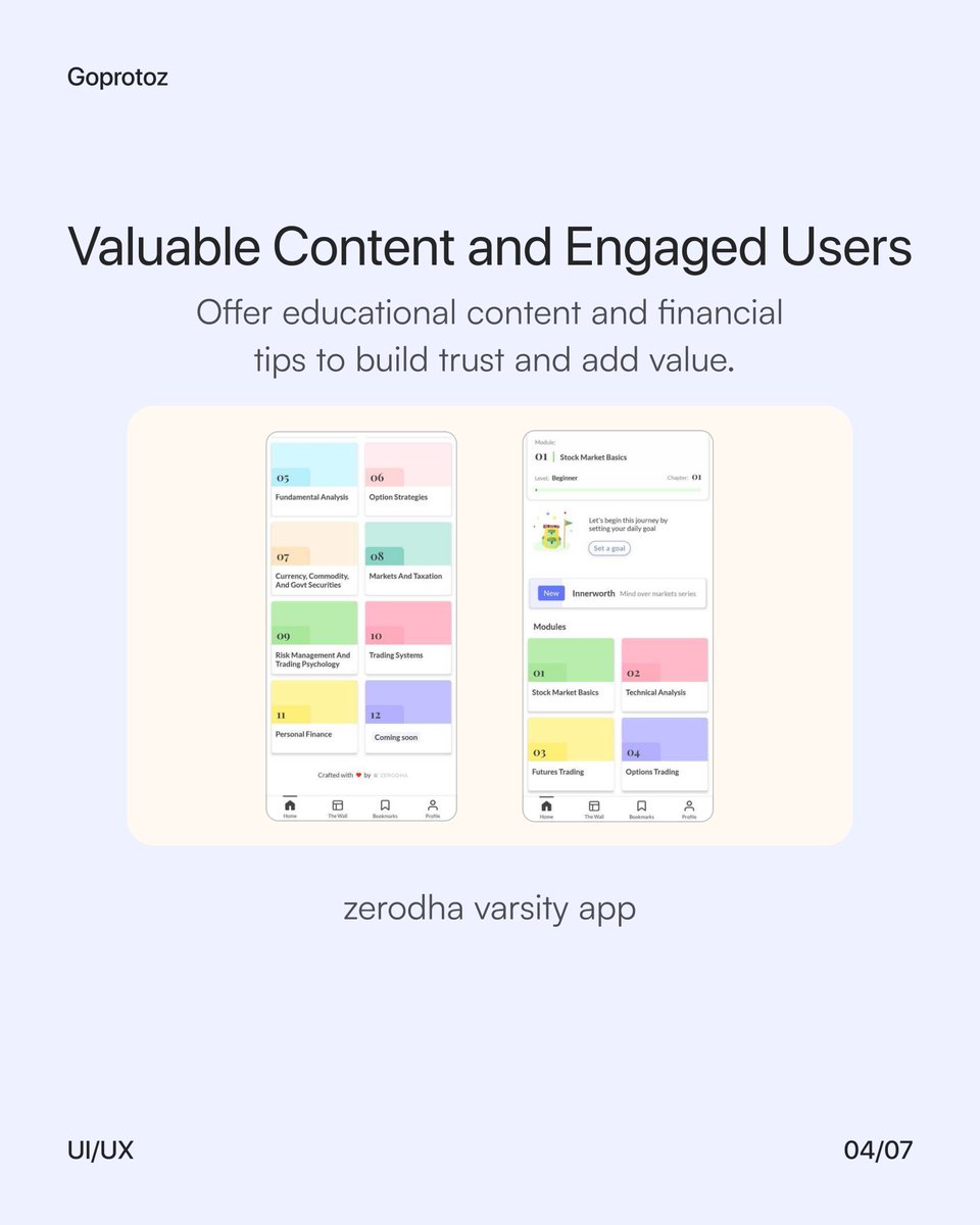 goprotoz's tweet image. Techniques to improve Fintech Applications🤗

Hope you like this❤️

Comment your favorite Fintech application you like the most✌

#uxinspiration #uiuxtip #interfacedesign #uitrends #application #userexperience #gpay #techniques #phonepe #designerthinking #designers #creativity