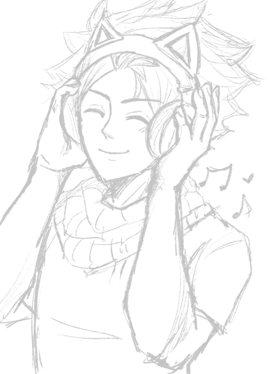 jaideeacini's tweet photo. natsu wearing happy headphones!!
#fairytail #natsu #NatsuDragneel https://t.co/o2qNgWHOyp
