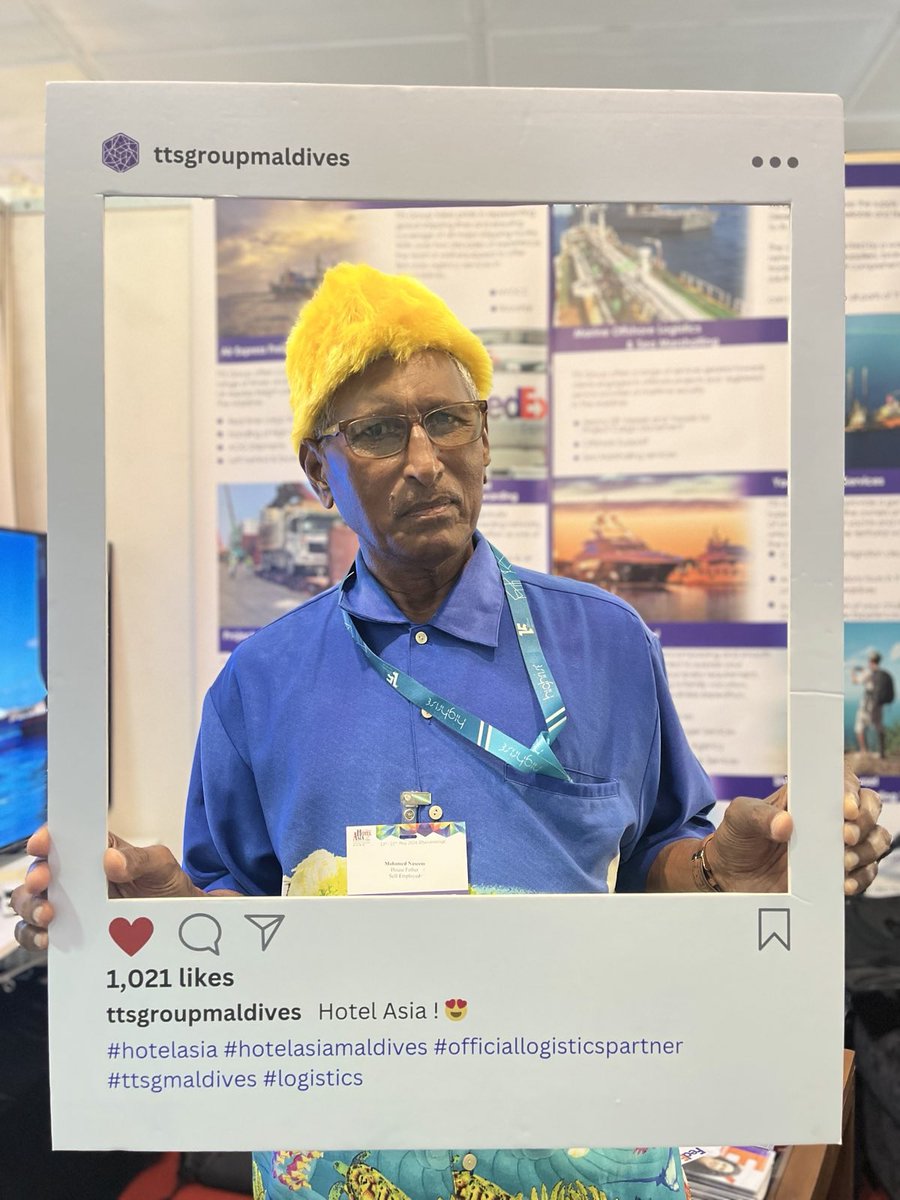 TTSGRPMALDIVES's tweet photo. Connecting with our clients on a personal level #hotelasia2024 #TTSGMaldives #Logistics #Shipping #Travel #Liner https://t.co/joxNxbFMBJ
