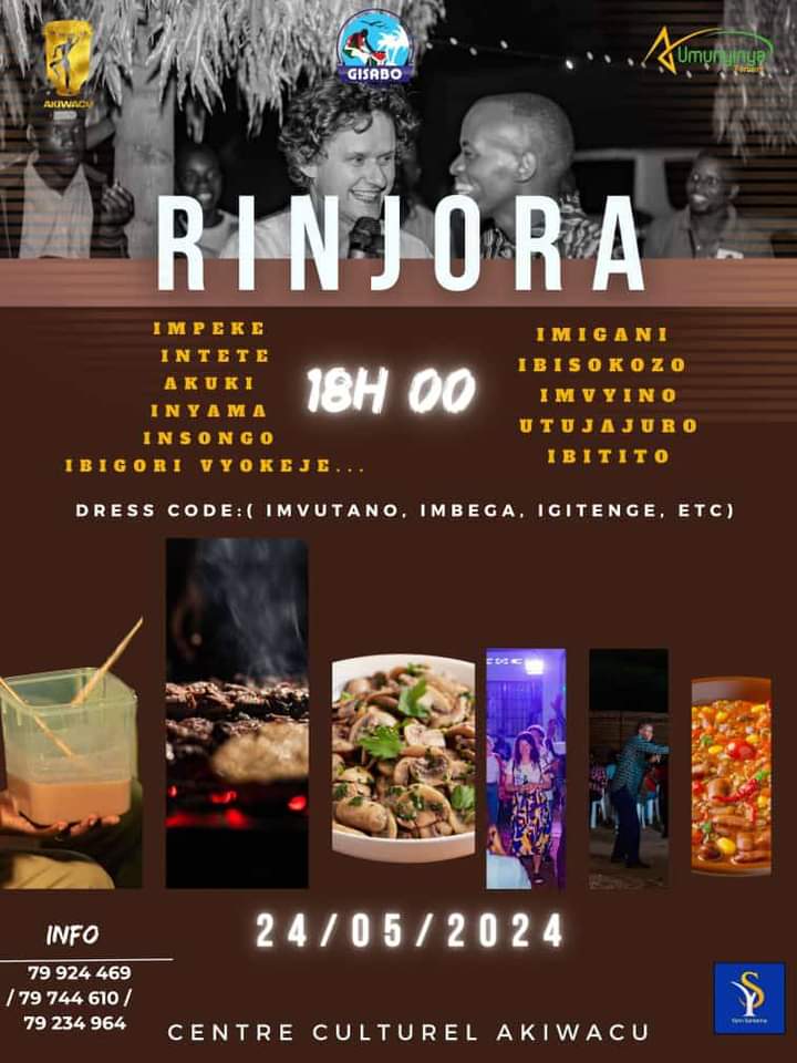 Only 1 day left before the big cultural event. Rinjora is there multicolored feeding your multilayered experience with a bunch of surprises.   Prepare your traditional attire&  discover the artwork of Djuma in his exceptional Expo.
@Umunyinyaasbl
@ODJ_Association 
@visit_burundi
