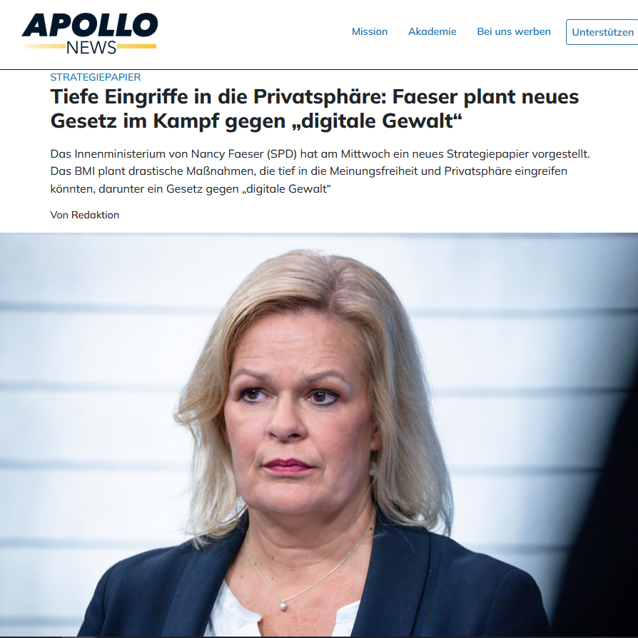Zora_im_Exil's tweet photo. #Faeser schenkt uns zum 75sten Jahrestag des #Grundgesetz'es ein Papier mit noch tieferen Eingriffen in Privatsphäre + Meinungsfreiheit

Vorratsdatenspeicherung für Meinungsäußerungen soll "IHRE" #Demokratie schützen

Welcome to DDR 2.0 ... incl. #StasiAkten https://t.co/NozVH5Zl6G