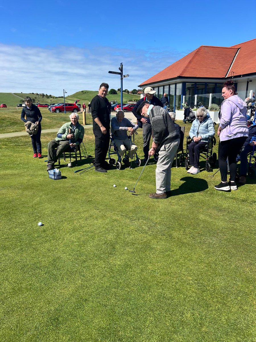 Another great day @GullaneGolfClub 🙌⛳️ Sharing in Age-friendly golf activities #Scotland #Healthyageing