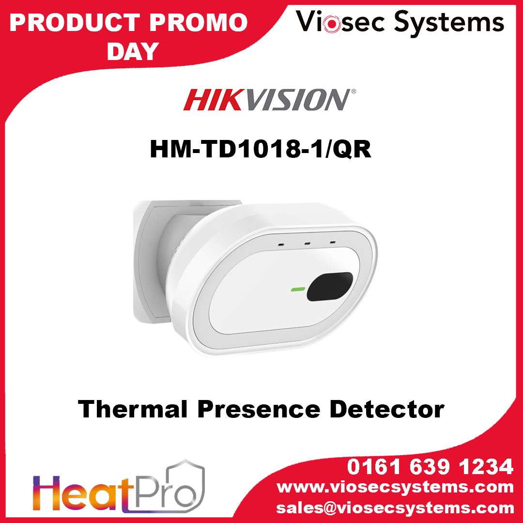 Check out the #Hikvision #thermal presence detector in the #HeatPro series range! 😎

With thermal technology, it protects privacy and offers presence detection. 

Why not give us a call to find out more information?

📞 0161 639 1234
📧 sales@viosecsystems.com

#cctv #security