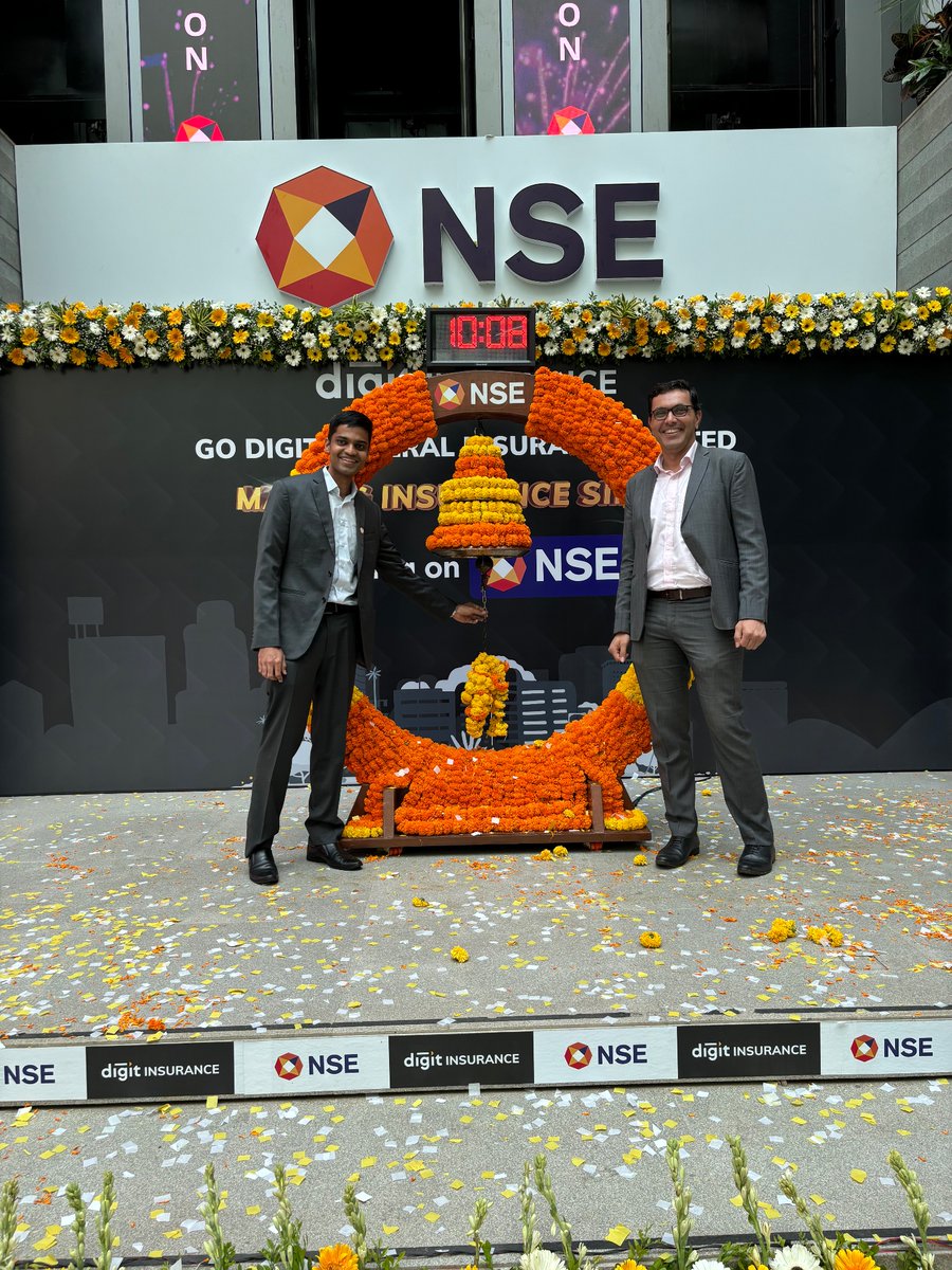 Congratulations to the Go Digit team! First of hopefully many IPOs for us at <a href="/A91Partners/">A91 Partners</a>