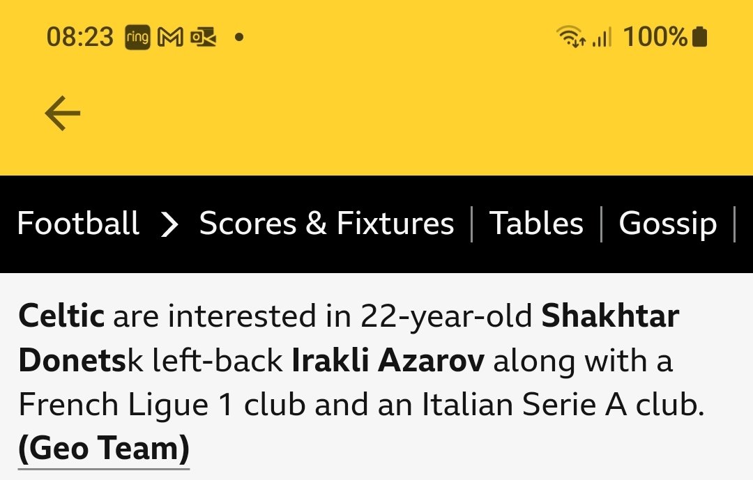 Dear BBC Scotland Sports Desk, I know Celtic are awash with cash, and I accept they may be interested in a left back. However, no one with a functioning brain cell believes that Celtic are also looking to buy a Lique 1 and a Serie A club.

Get gooderer at the Englishing.