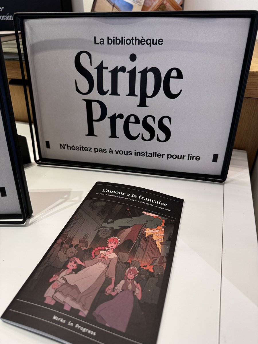 s8mb's tweet photo. If you’re in Paris, come to the Stripe Press pop-up this morning/afternoon! https://t.co/zuOYjuldXt