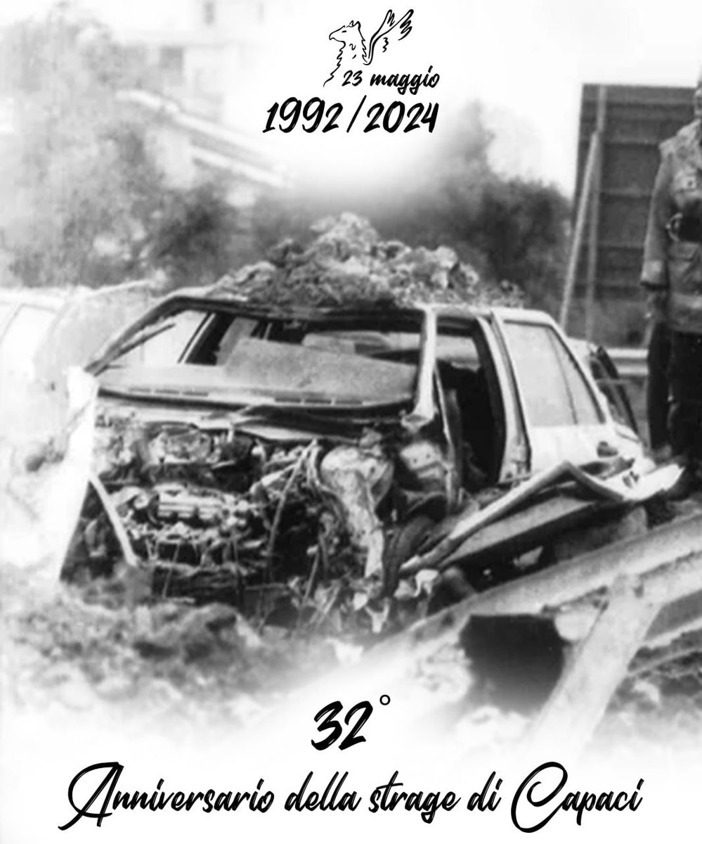 #23maggio 1992-2024 Giornata della legalità
32° Anniversario della Strage di Capaci
#NoiconVoi
#nellaTradizioneilFuturo