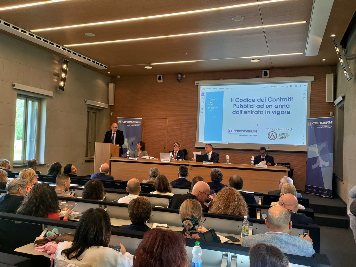 Oggi a Villa Manin il convegno annuale sugli appalti pubblici promosso da Confcooperative #friuliveneziagiulia