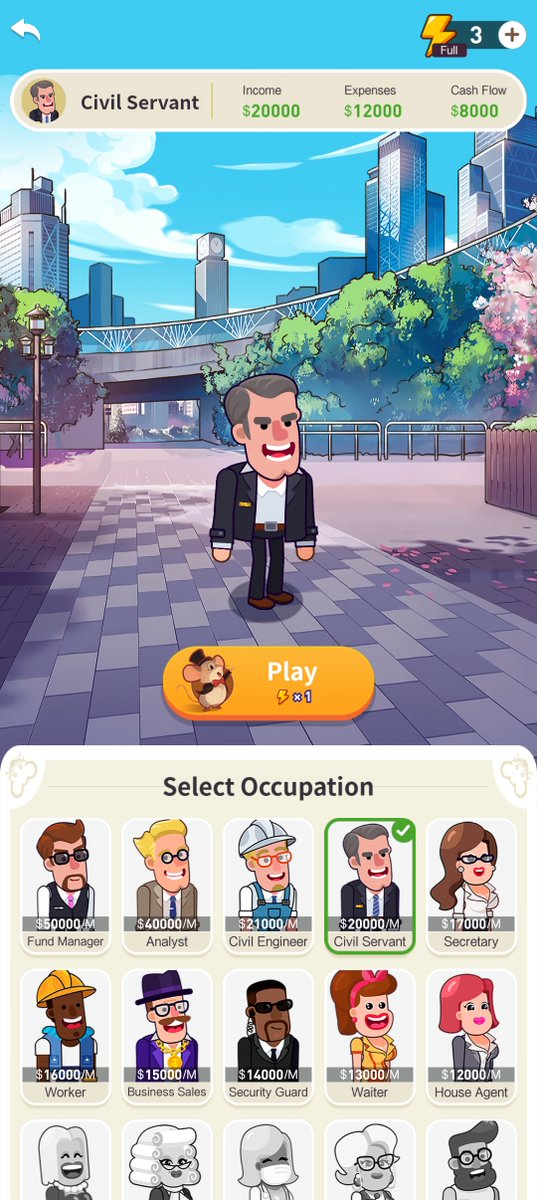 🌟 Exciting Enhancements in RichRats! 🎨

🖌️ Artistic Upgrades Unveiled! Now, every profession comes with its own unique character design and animations.

👔 Optimized Career Selection! Navigate through the bustling urban to choose your ideal career and start your realistic and