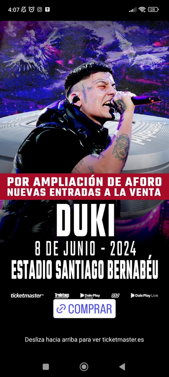 Babyysilicon's tweet photo. Duki 8 de junio? Dios me dio una segunda oportunidad https://t.co/To9QyfjLBq