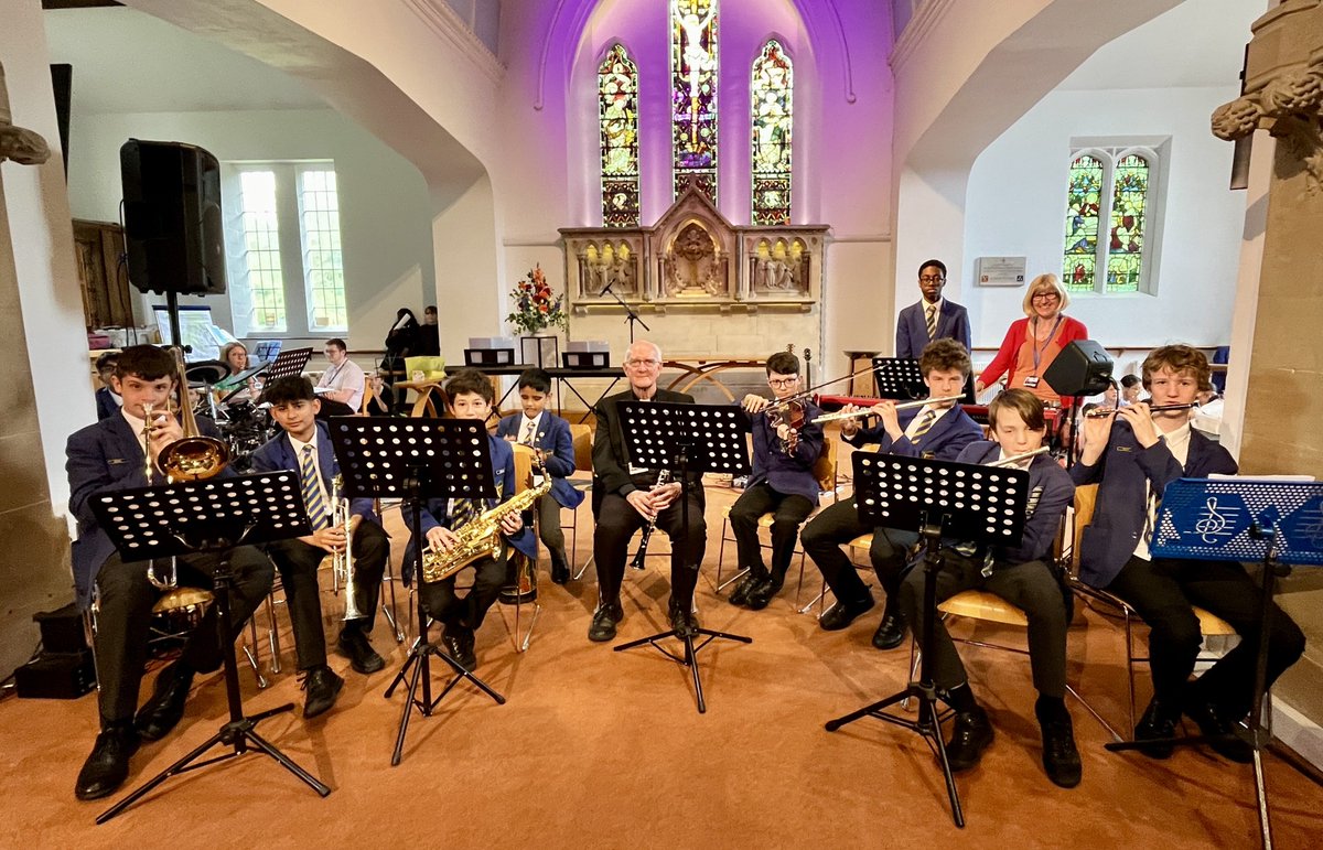 The Music Department had a wonderful time performing at St Peter's Church, Farnborough.