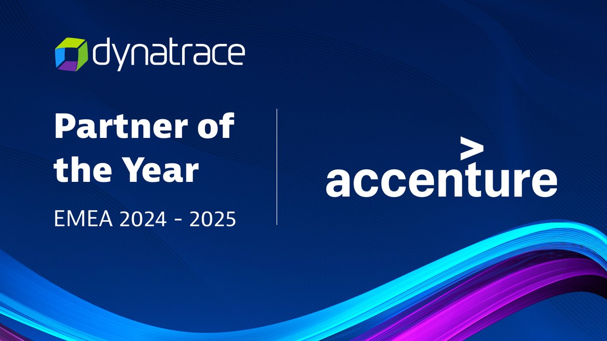 Alex_Light18's tweet photo. Congrats to the Accenture team for winning the EMEA Partner of the Year award at #DynatraceAmplify! With a strategic focus on growing our partnership, Accenture has gone above and beyond in building a dedicated Dynatrace Observability practice. We look forward to another year! https://t.co/xvcJfd2l2n