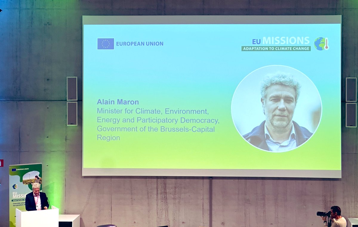 Good Morning fr #Pathways2Resilience at #MissionForum2024 🇧🇪! ￼ @alainmaron opening this exciting day by sharing the new green policies to enhance Brussels’s readiness. “Climate change is not a burning local issue, but an EU matter” #justransition @EU2024BE @EU_Commission