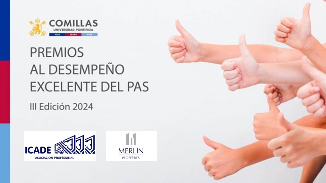 IcadeAsociacion's tweet image. 🎉¡Sigue en directo la ceremonia de los Premios al Desempeño Excelente del PAS 2024! @UCOMILLAS Celebramos la dedicación y esfuerzo de nuestros galardonados. 🙌
🗓️ Hoy 🕧12:30 horas
Gracias a #MerlinProperties por apoyar esta iniciativa.
bit.ly/3KbU9nO
#PremiosPAS2024