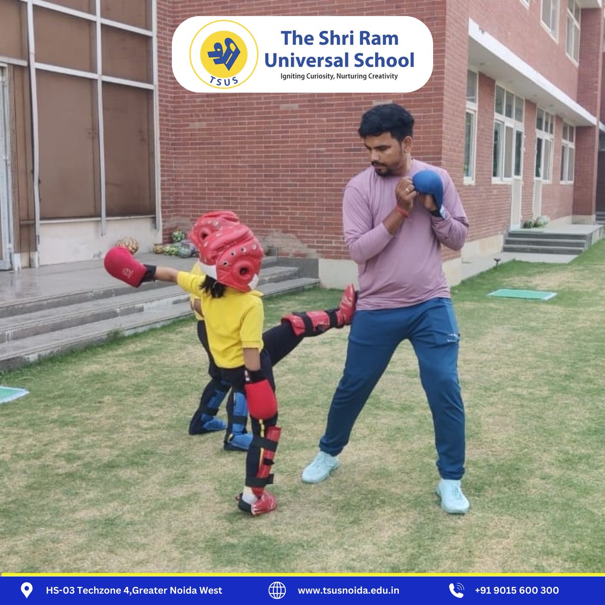 TSUSNoida's tweet photo. π Day 4 of our summer program was packed with fun and excitement! Our children indulged in a variety of sports activities including basketball, cricket, football, skating, karate, and badminton! πβ½π#greaternoida #noidaextension #tsusschools #TSUS https://t.co/53ZK653Z6c