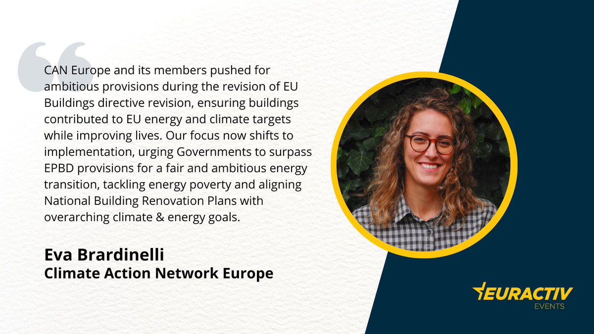 <a href="/evabrardinelli/">Eva Brardinelli</a> from <a href="/CANEurope/">CAN EUROPE</a> speaking now at our #eaDebates: