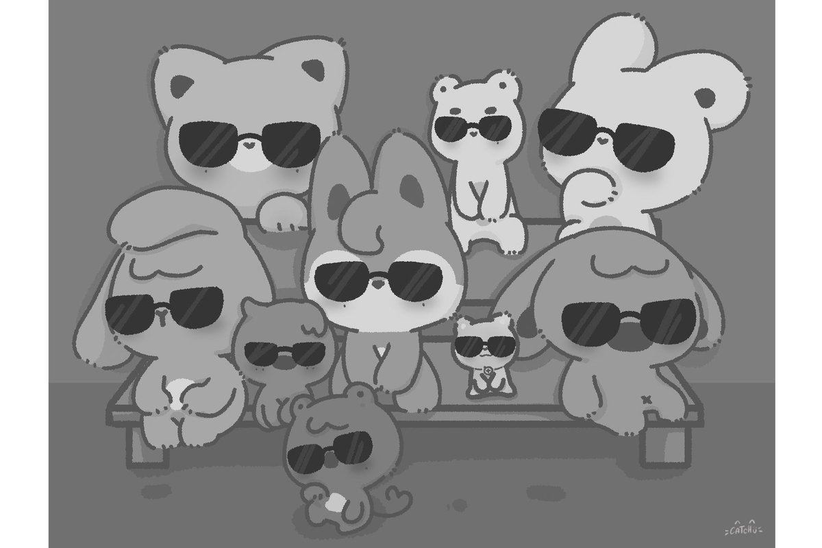 😎x8
#Straykidsfanart