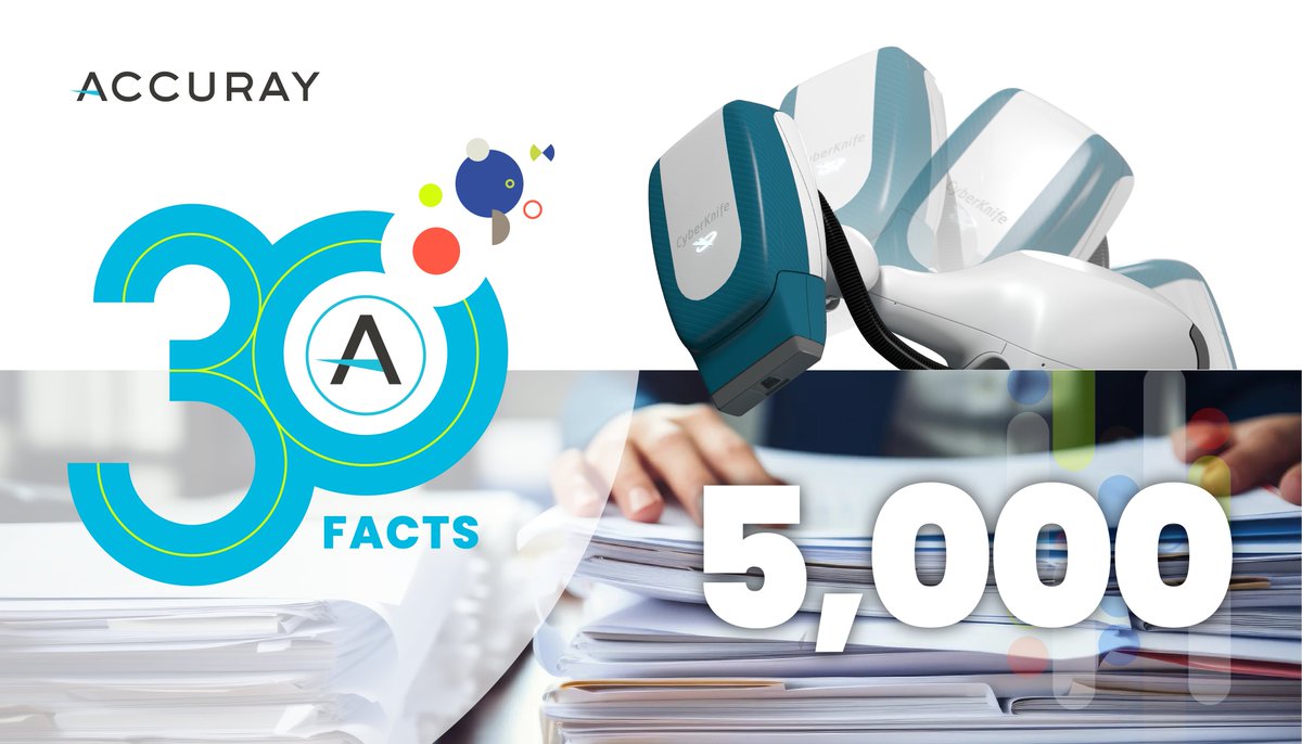 #DYK CyberKnife radiosurgery and SBRT is supported by 5,000+ published papers. Happy birthday, #CyberKnife