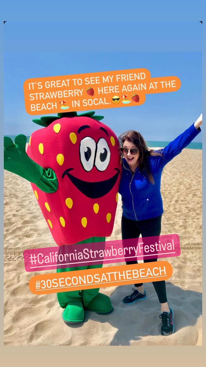 California grows more strawberries than anywhere in the world…my friend Strawberry and I are headed to the festival!🍓🍓🍓🍓

#californiastrawberryfestival #30SecondsAtTheBeach #strawberries🍓#festival #sunandfun #californiaagriculture