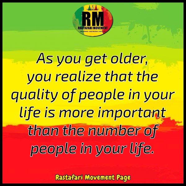 As you get older, you realize that the quality of people in your life is more important than the number of people in your life.