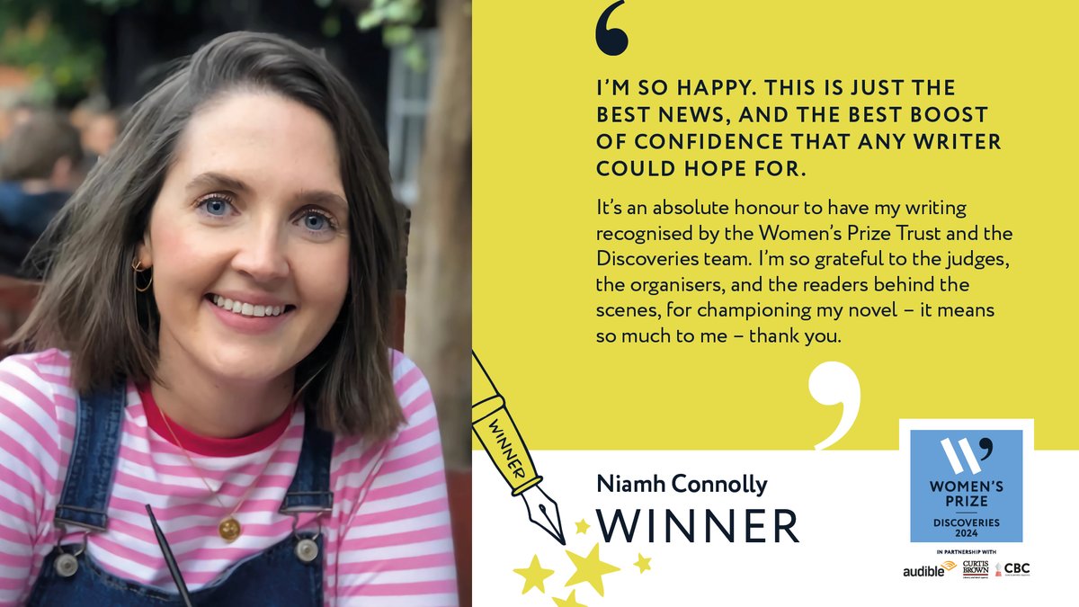 ⭐️It's time to announce the winner of our 2024 #Discoveries Prize. @_Niamh_Connolly was chosen from almost 3,000 entries with her retrospective love story, Game Theory. Find out more about Niamh and the Discoveries Scholar over on the website: bit.ly/2024Disco