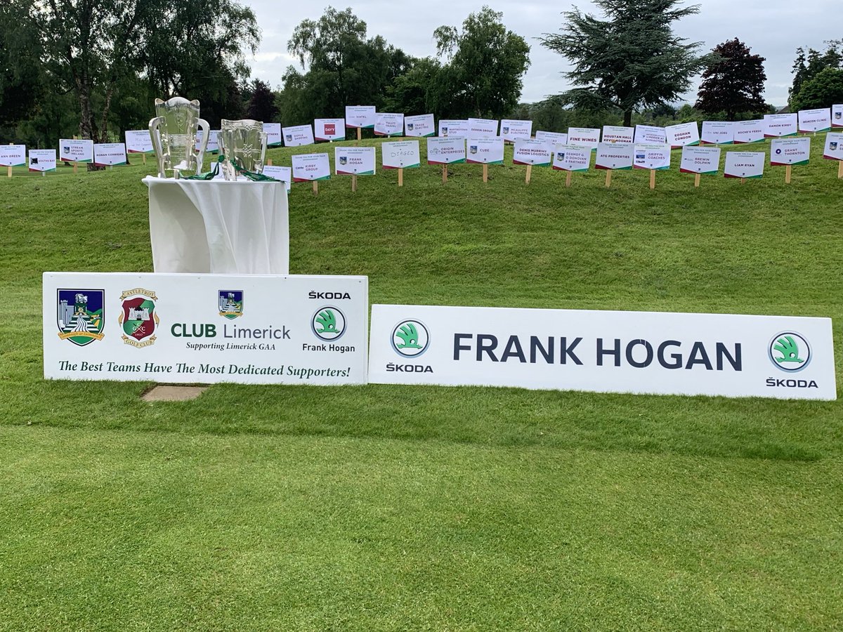 All underway at the ⁦<a href="/LimerickCLG/">Limerick GAA</a>⁩ 2024 golf classic. Best of luck to all participants from all ⁦<a href="/FrankHoganSkoda/">FrankHogan-Skoda</a>⁩