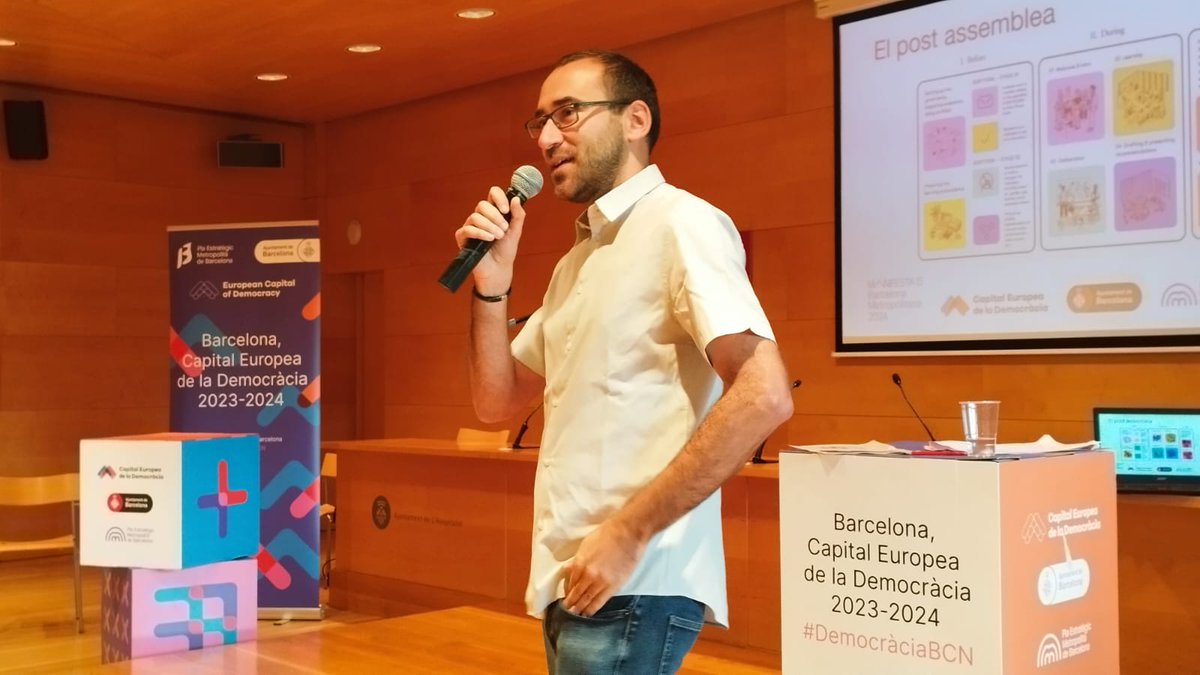 ECoD_Barcelona's tweet photo. @ManifestaDotOrg @LHAjuntament @lhdigitalh @LHCultura @BibliotequesLH @laxarxa @pembarcelona @granollers @matarocat @Aj_Sabadell @arnauMonty @bcn_ajuntament @decidim_org @decidimbcn @MCortadaPEMB @CanodromBCN @governobertcat @30defebrer @angelaprecht @InstMetropoli @liniaxarxa @estelabo @CatalunyaMTP @LHNOTICIAS Recomanacions post #AssembleaMetropolitana de la mà de @GerardLillo:

✅Declaració el més concreta possible
✅Arrancar algun compromís de les administracions
✅Que aquestes es comprometin a donar retorn 
✅Manifest en línia per consulta oberta
✅Revisió periòdica del compromís https://t.co/6XNbKywqXL