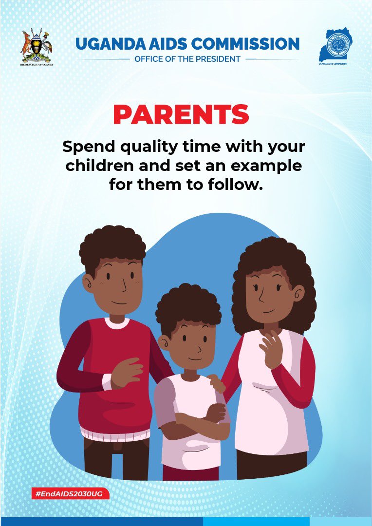 Are your children well educated about HIV prevention? Spending time with them and having meaningful conversations will go a long way for their future.

#EndAIDS2030Ug