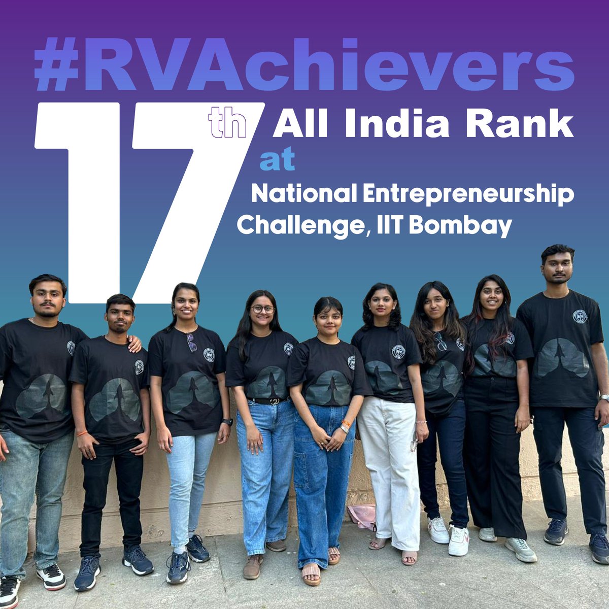 RVITM_Official's tweet photo. At #RVITM, we proudly congratulate our team of 12 students for their outstanding achievement at the IIT Bombay E-Summit, securing a top 65 spot out of 1500+ colleges and advancing to the NEC Finals, where they achieved an impressive All-India Rank of 17th.

#RVAchievers https://t.co/uy7qnSWZu6