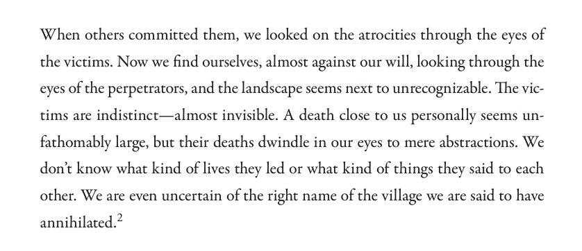 Apropos of nothing, here's what Jonathan Schell said about the exceptionalism of the American gaze following the publication of the My Lai photos in 1969: