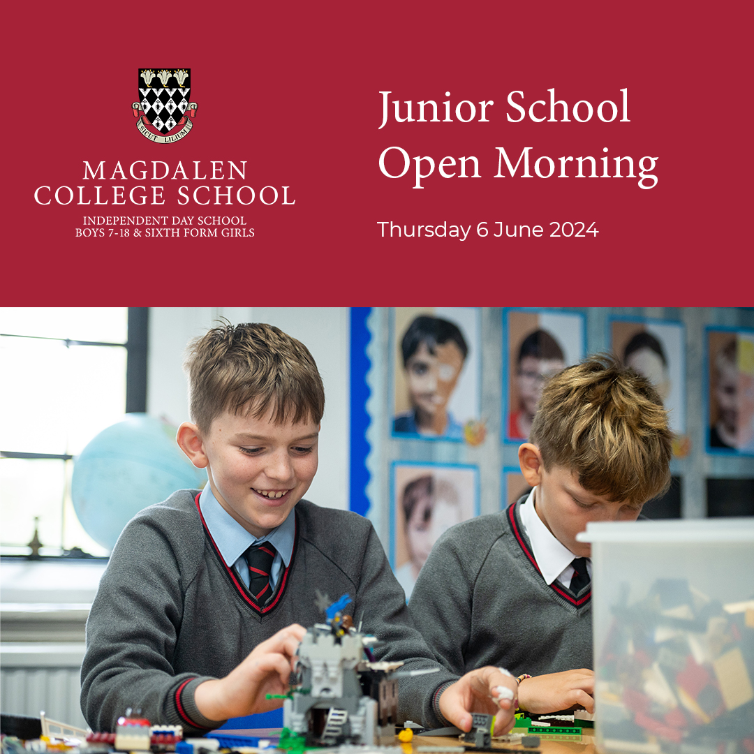 📅 Thursday 6 June is our Junior School Open Morning! Come and see the Junior School in action and learn more about life at MCS 👋 Book your place today 👇 mcsoxford.org/admissions/ope…