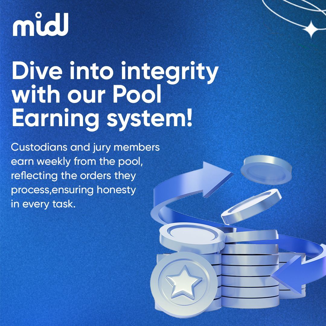 NReply97097's tweet photo. At Midl, we're all about rewarding honesty and hard work. Our unique Pool Earning system ensures that custodians and jury members are compensated fairly for the crucial roles they play. 🎯

#Midl #BlockchainIntegrity #CryptoRewards #TransparentEconomy #poolearning #earning https://t.co/PsWfV8RF2v