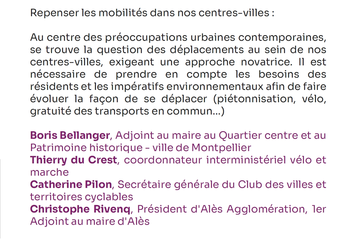 CentrAttCom's tweet image. Réchauffement climatique, mobilité et transformation des usages des espaces publics au cœur des sujets de cette dernière journée des #AssisesCentreVille, en présence de @FaureDominique (Ministre déléguée chargée des #CollTer) 🌱