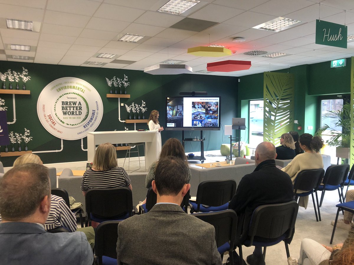 hennessymar's tweet photo. Great to be attending the @The_VQ_Cork Destination Forum, in @HeinekenIreland, in Cork this morning. Exciting plans for @corkonaforkfest 14th -18th of August, especially the ‘Shared Table’ McCurtain St.  @pobal @Failte_Ireland 
@The_VQ_Cork , @Cork_IHF @PureCork https://t.co/bIPpaThx8F