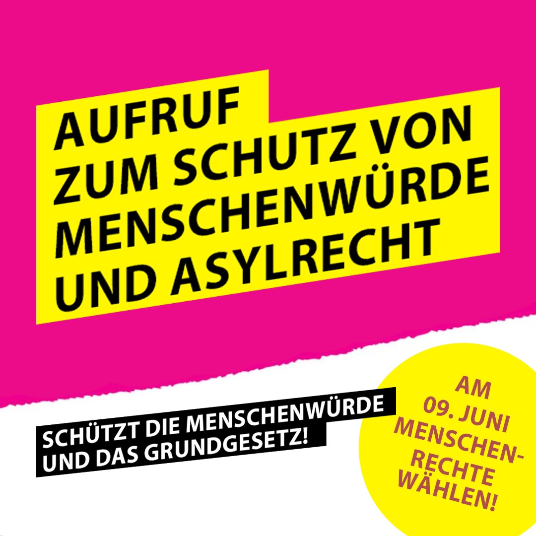 Das #Grundgesetz wird 75 Jahre alt – eine hist. Errungenschaft & eine Lehre aus der NS-Zeit. Nie wieder sollte die staatl. Gewalt in Deutschland Menschen ihrer Würde berauben. Nie wieder sollten diejenigen, die aus ihrem Land flüchten müssen, vor verschlossenen Grenzen stehen.