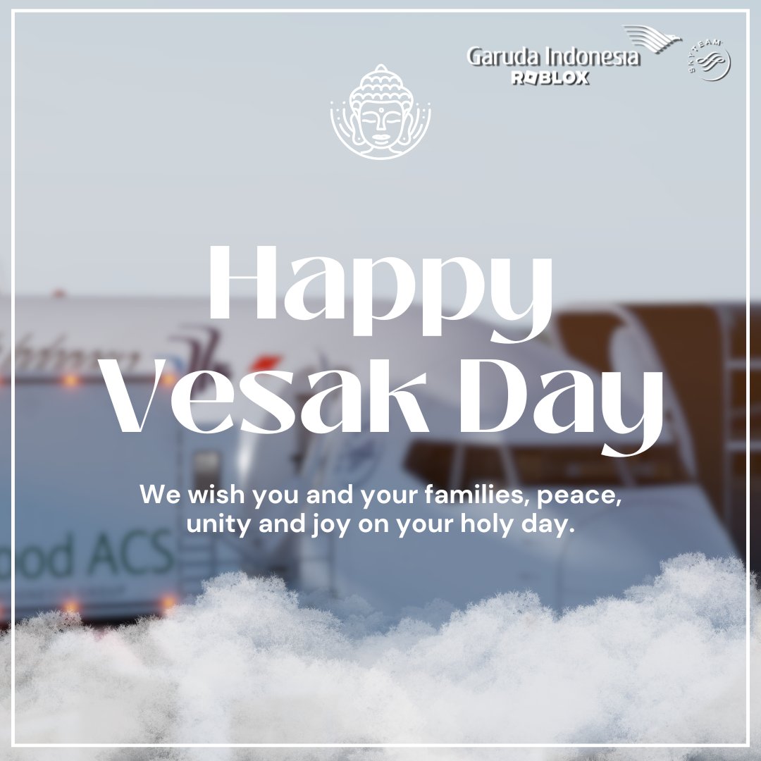 "May the light of Vesak bring peace, joy, and enlightenment to your life. Happy Vesak!"

#roblox #roaviation #robloxdev #robloxairlines #fypage #fyp
