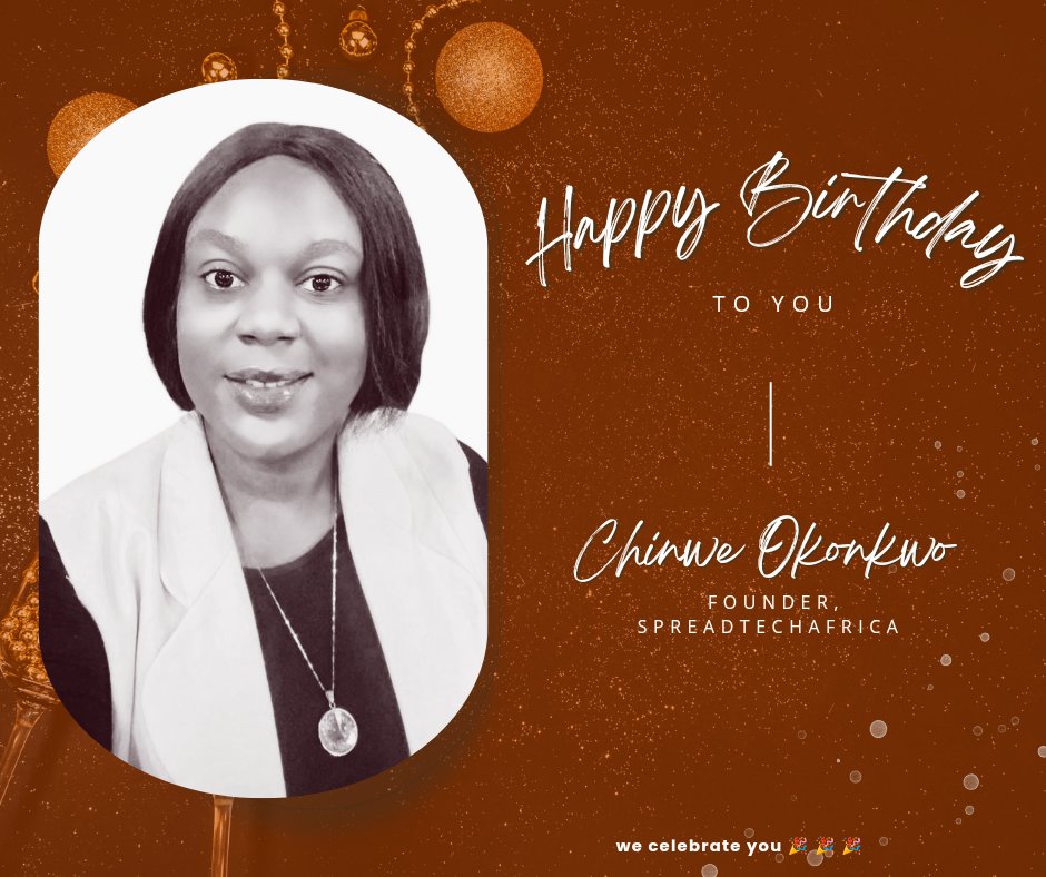 SpreadTech_AF's tweet photo. #BirthdayAlert ๐๐ฅณ๐
Happy birthday to the founder of SpreadTechAfrica, @chinwetops
On this day, we celebrate you as a gift to the world
We celebrate your passion, intentionality, your kind heart and giving spirit ๐ฅ
Happy birthday ๐
#Celebrating #ShowVsRealidad https://t.co/0zJ9UWtRIN