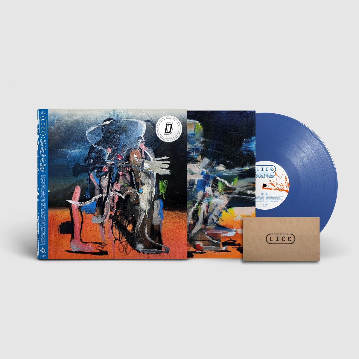 PRE SALE @dinkededition #301 Lice - 'Third Time At The Beach' ● 140g blue vinyl * ● Packet of sea monkeys in hand stamped envelope * ● Printed inner sleeve * ● Limited pressing of 300 * actionrecords.co.uk/buy/third-time…