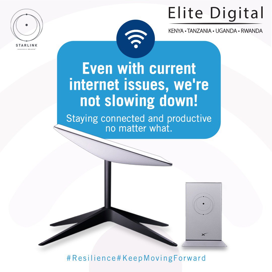 EliteDigitalKE's tweet photo. Experience the future of connectivity with Starlink. Say goodbye to buffering and hello to high-speed internet from anywhere on the planet. Join the revolution and stay connected with Starlink. For further queries call 0733737956

 #buyelitebuygenuine #starlink #highspeednet https://t.co/zUfJed55ER