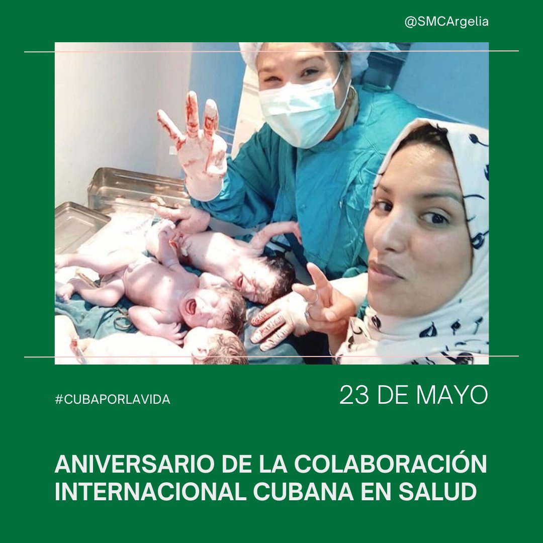Hoy celebramos #61AñosSalvandoVidas 🌍✨ Gracias a nuestros héroes de la salud que llegan a los lugares más necesitados, llevando esperanza y humanidad. 🩺💙

 #CubaPorLaVida ❤️