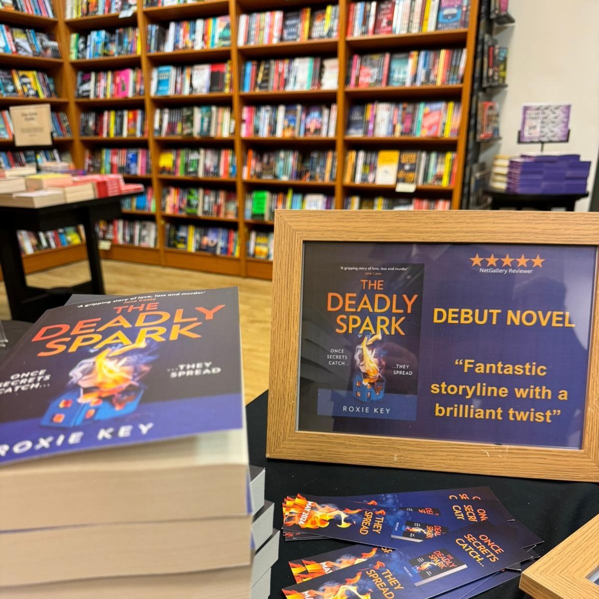 Today is the day... #TheDeadlySpark is officially published and out there in the wild 🔥 Childhood dream unlocked 🔓 

A huge thank you to everyone who has supported me along the way - you know who you are 😊

If you haven't grabbed a copy yet, head to roxiekey.com/mybooks 📚